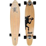 Apollo Longboard Hawaiian Wulff Kicktail Komplettboard mit High Speed ABEC Kugellagern, Freeride Skaten Cruiser Boards