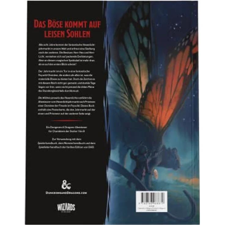 Wizards of the Coast Dungeons & Dragons - Die Wildnis jenseits des Hexenlichts, Abenteuerbuch mit großer ausklappbarer Karte und neuen Charaktergeschichten, Deutsch – Bild 5