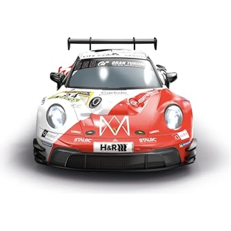 Carrera 2,4GHz Porsche 911 GT3 R 'Lionspeed GP, No.24' - RC Onroad Auto mit Drift-Reifen, Rauchfunktion und LED-Lichtern – Bild 2