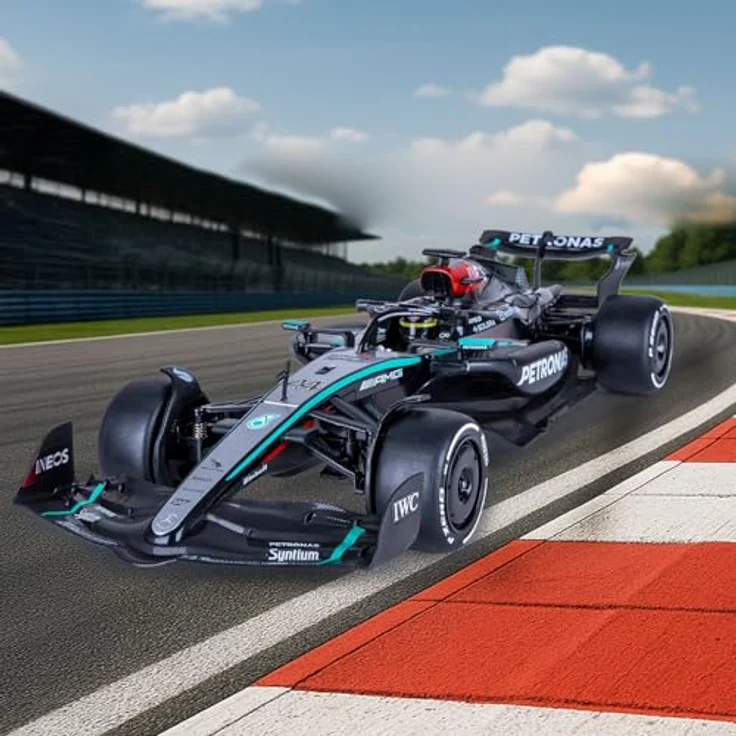 Schwarz Kitchen Mercedes-AMG F1 W15 E Performance, RC-Auto 1:12, detailgetreu, schwarz, 2,4GHz – Bild 6