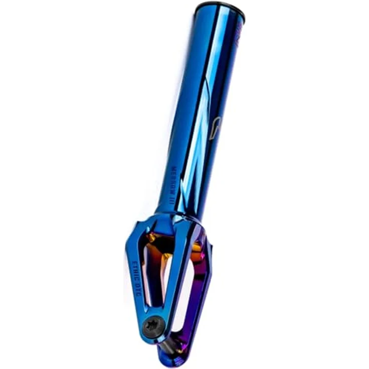 Ethic DTC Merrow V3 Stunt-Scooter Gabel SCS 187g Chrome Blau - Extrem leicht und stabil, für 120 mm Laufräder, inkl. Torx 40 Schraubenschlüssel – Bild 6
