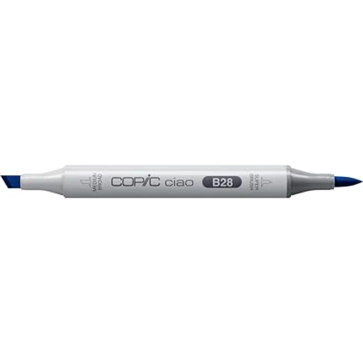 Copic Ciao Marker Typ B - 28, Royal Blue, vielseitiger Layoutmarker mit dualer mittelbreiter und Brush-Spitze – Bild 4