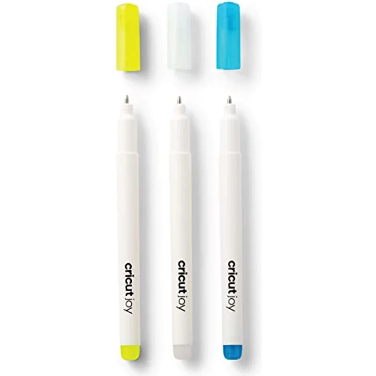 Cricut Joy Opaque Gel Pen Set | White, Blue, Yellow | Medium Point 1.0mm | 3-pack | For use with Joy – Bild 2