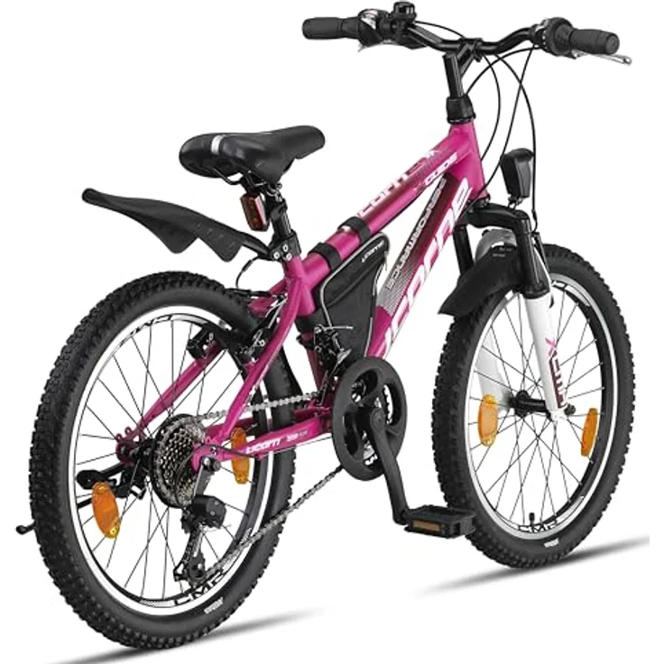 Licorne Bike Guide Premium Mountainbike in 20 Zoll - Fahrrad für Mädchen, Jungen, Herren und Damen - 18 Gang-Schaltung – Bild 4