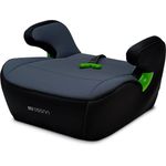 Osann Kindersitzerhöhung Junior Gurtfix i-Size, Sitzschale für Kinder ab 126cm, Ergonomisch und waschbar, Schwarz