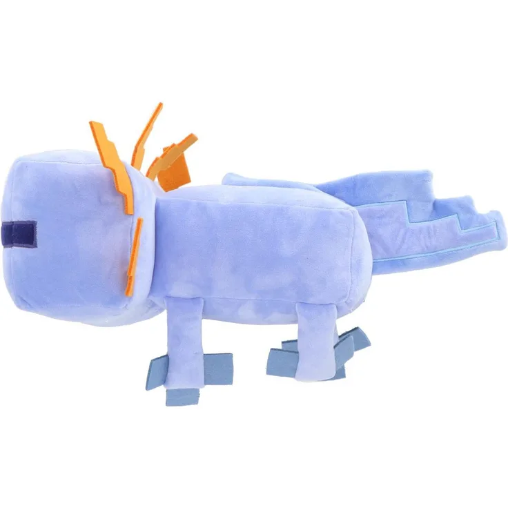 OttoSimon Minecraft Plüsch Blue Axolotl, 44 cm Kuscheltier