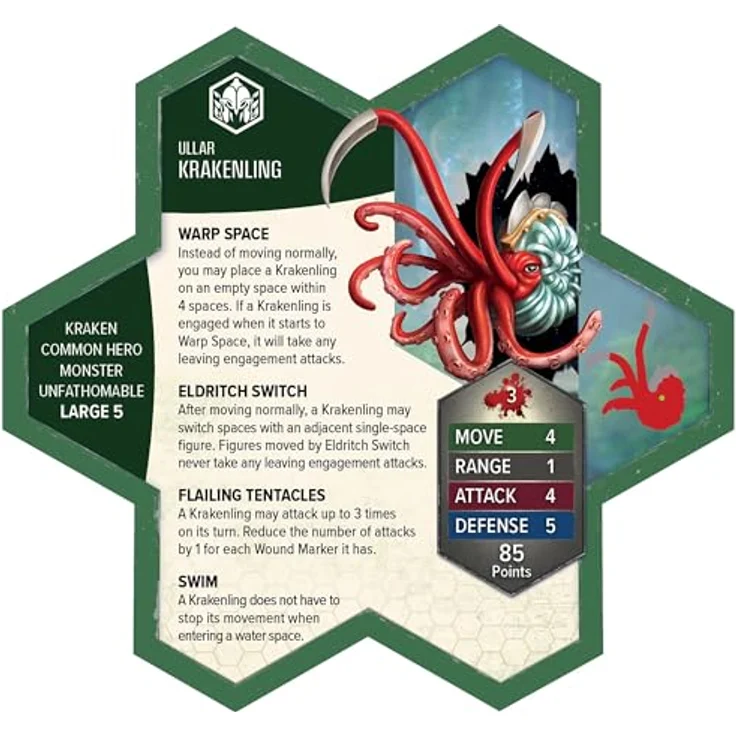 Renegade Heroscape Armeeerweiterung Embers of War: Krakenling & Gelryie Vanguards, für 2-4 Spieler, englische Version, strategische Erweiterung – Bild 6