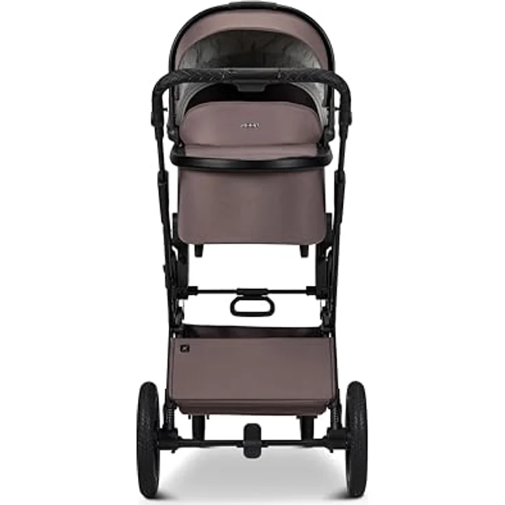 Moon PIÙ Kinderwagen / Kombikinderwagen mit vielseitigen Funktionen, grau – Bild 3