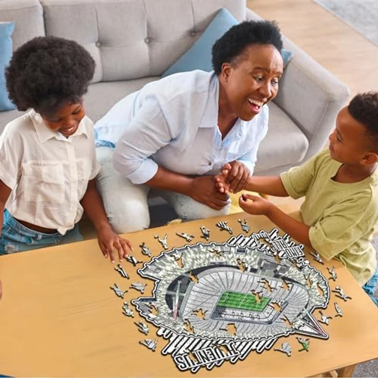 Iconic Puzzles 2024JALLSTM Puzzle In Legno Holzpuzzle, Mehrfarbig, M, 270 Pcs - Holzpuzzle mit Fußballelementen und ikonischen Gesten, 3x dicker als Kartonpuzzle – Bild 5