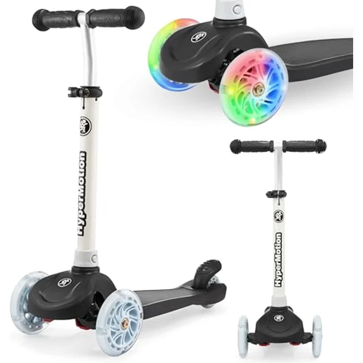HyperMotion TRINGO Dreirädriger Kinder-Scooter mit LED-Rädern – höhenverstellbar, ab 3 Jahren – Bild 1