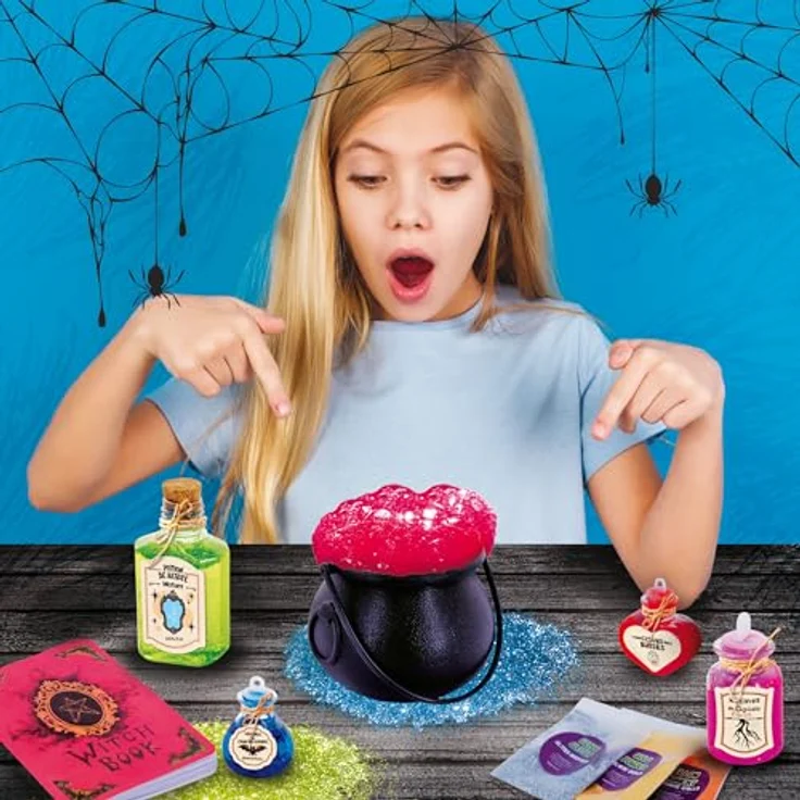 Liscianigiochi Labor-Set für Zaubertränke, 3D-Hexen-Labor mit magischen Accessoires und personalisierbaren Tränken – Bild 3