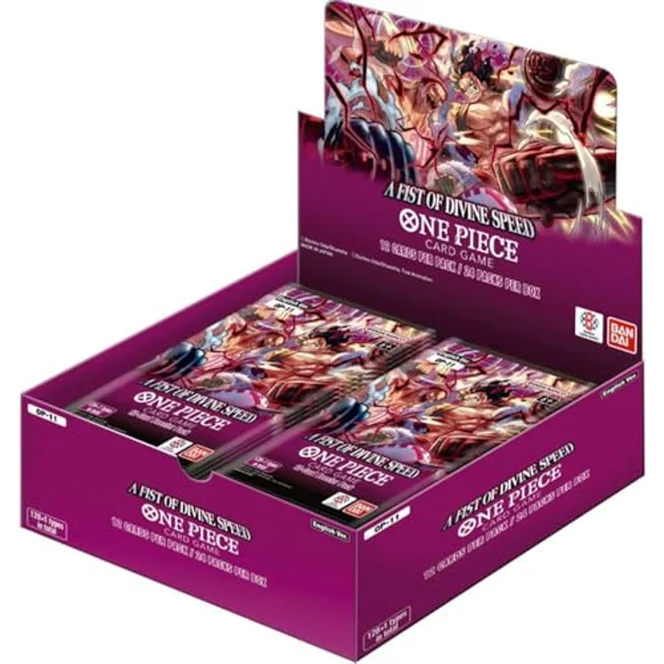 Bandai One Piece Card Game A Fist of Divine Speed, Display OP11 mit 24 Booster Packs (Englisch) und 126+ Kartentypen – Bild 3