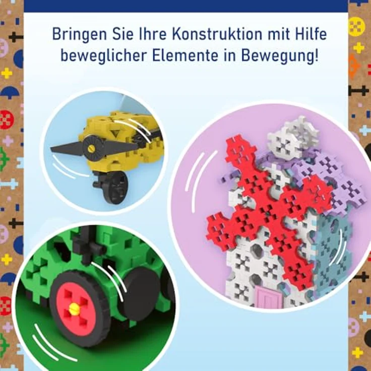 Trefl Klocki Connect - Pojazdy uprzywilejowane M, Klemmbausteine für Notfahrzeuge – Bild 5