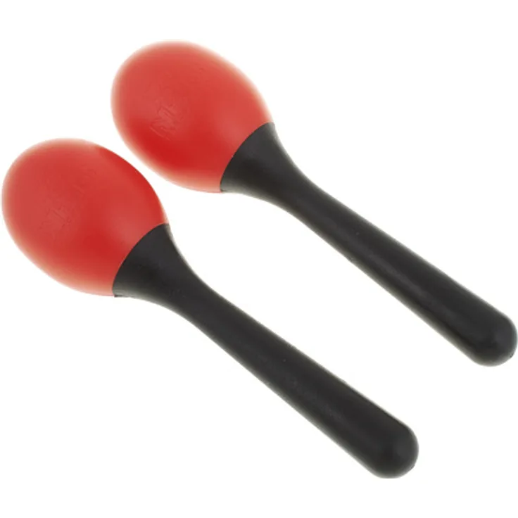 Nino Nino 569R Maracas, Paar aus ABS Kunststoff, rot