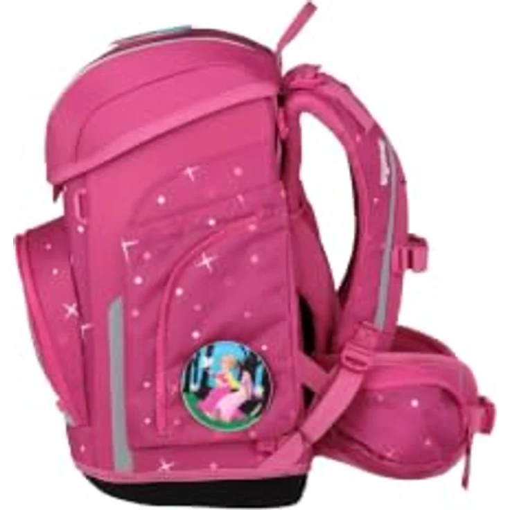ergobag cubo Schulranzen-Set ZauBärschloss, 21 Liter Volumen, wasserabweisend, mit gefülltem Federmäppchen und Sportbeutel – Bild 3