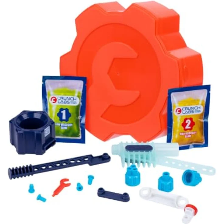CRUNCH LABS CrunchLabs by Mark Rober Schleimstreich-Labor Bausatz, Experimentierschleim mit Schleim-Pumpe und Furz-Lautsprecher – Bild 2