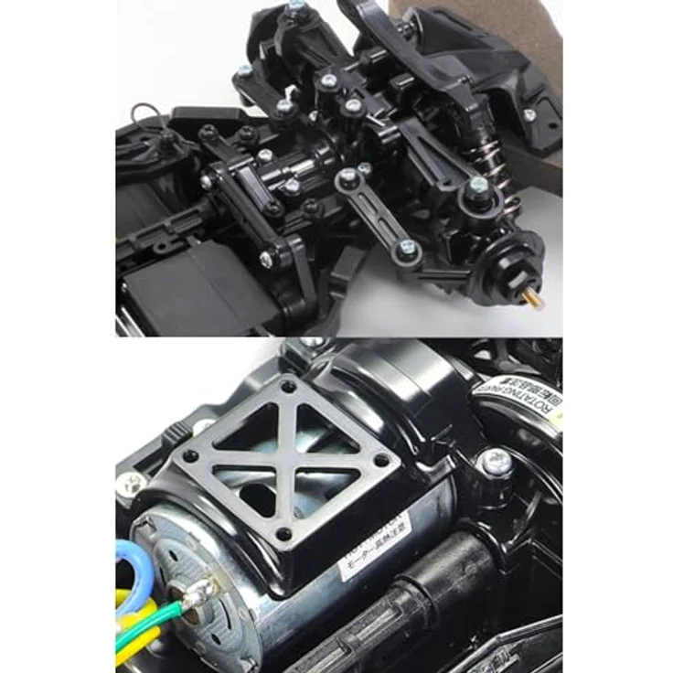 TAMIYA 47496 1:10 RC Porsche 911 GT3 (992) Blau TT-02 - Bausatz mit vorlackierter Karosserie und robustem TT-02 Chassis – Bild 5