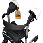 FabaCare Rollator Handschuhe Actimo, wasserdichte Handmuffen, extra warme Fingerwärmer, anthrazit, 1 Paar