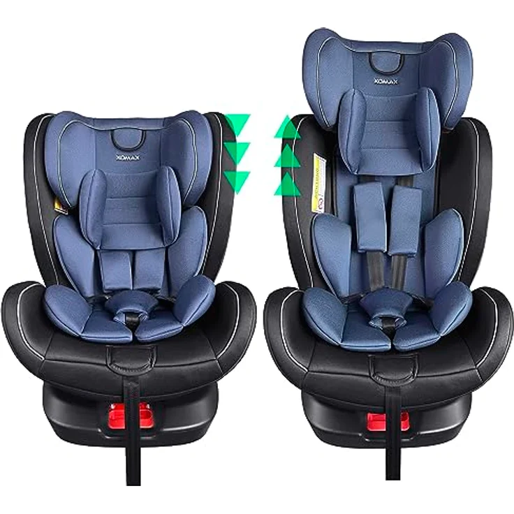 XOMAX Autokindersitz Selena, mit 360° Drehfunktion, Isofix, 5-Punkt-Gurt, 4 Farben verfügbar – Bild 2