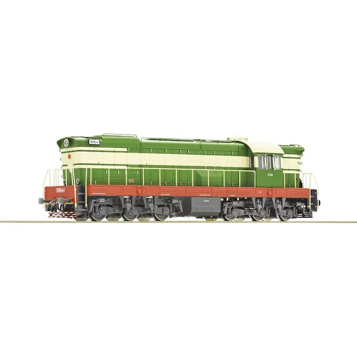 Roco H0 Diesellok T 669.0107 der CSD, 1.400 PS, Brummgeräusch, enge Ähnlichkeiten mit der Hummel