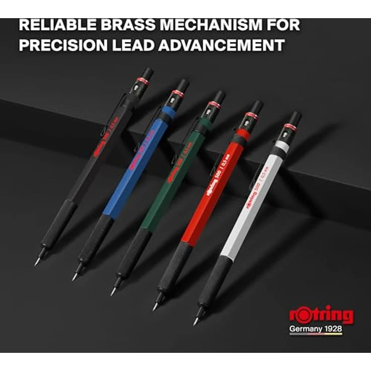 Rotring Bleistift 500, 0.70 mm HB, hexagonaler Kunststoffschaft mit Metallgriffzone – Bild 4
