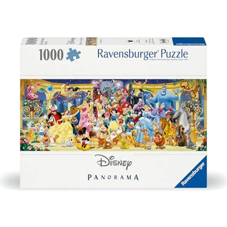 Ravensburger Puzzle 12000444 - Disney Gruppenfoto - 1000 Teile Puzzle für Erwachsene und Kinder ab 14 Jahren, Disney Puzzle, Disney Geschenke - Hochwertiges Ravensburger Puzzle mit handgefertigten Stanzmessern und reflexfreiem Puzzlebild – Bild 2