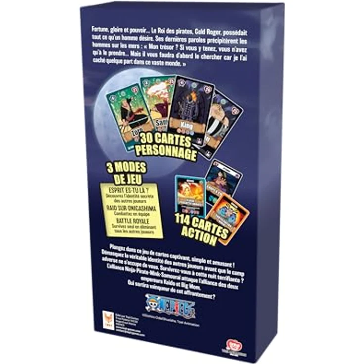 TOPI GAMES One Piece Kartenspiel Spirit, are you there? *Französische Version*, Sammelkarten für 2-12 Spieler, ab 7 Jahren, 3 Spielmodi, 30 Charakterkarten – Bild 2