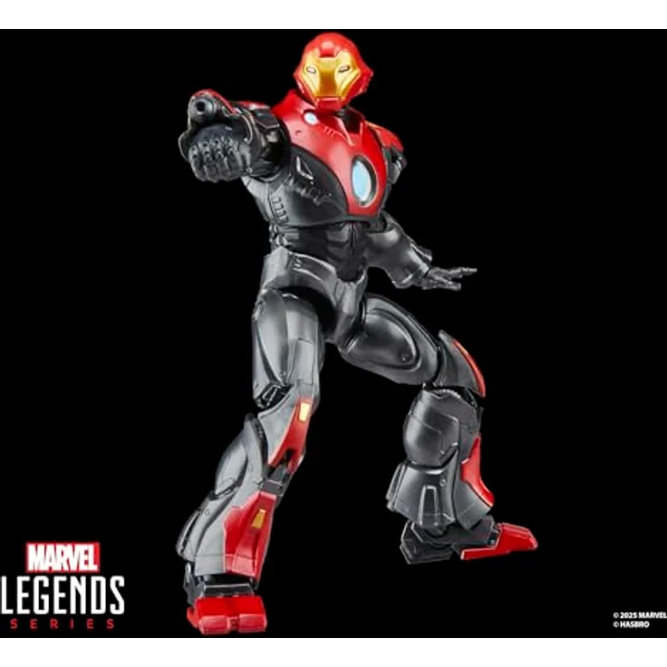 Marvel Legends Series Ultimate Iron Man Action-Figur, 15 cm premium-design mit Comic-Accessoire und 4 austauschbaren Händen – Bild 5