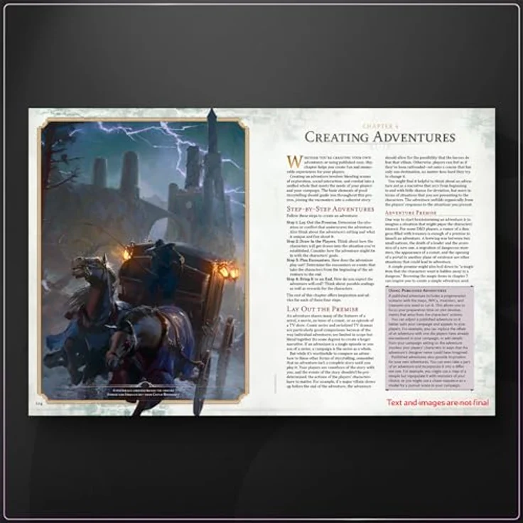 Dungeons & Dragons 2024 Dungeon Master’s Guide, Core Rulebook mit 15 wiederverwendbaren Karten und Greyhawk Kampagnenschauplatz – Bild 3