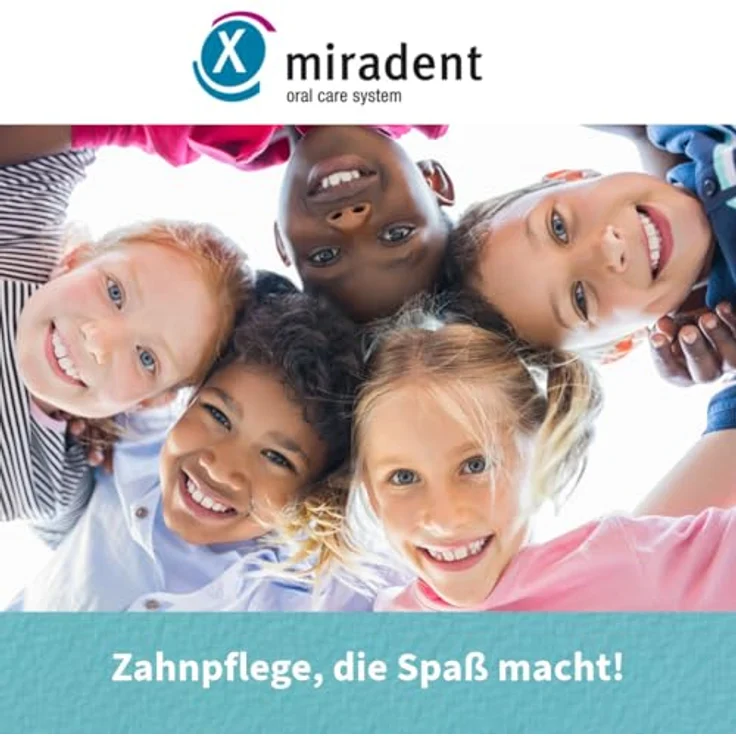 miradent Infant-O-Brush Lernzahnbürste gelb, super weiches Borstenfeld, Beißring mit Noppen, ab 3 Monaten, verschlucksicher – Bild 5
