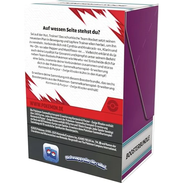 Pokémon Pokémon-Sammelkartenspiel: Boosterbundle Karmesin & Purpur – Ewige Rivalen, 6 Boosterpacks mit 10 Karten pro Pack – Bild 4
