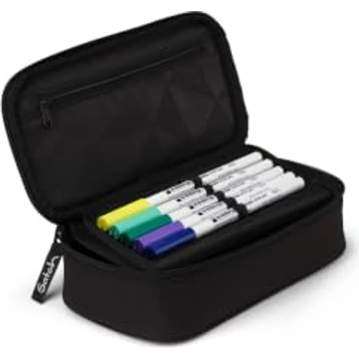 Satch Schulrucksack Pack, A4-tauglich mit gepolstertem Laptopfach und verstellbarem Tragesystem, Schwarz – Bild 8
