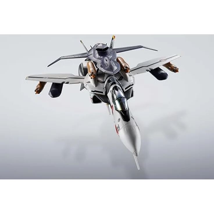Bandai Tamashii Nations Macross Hi-Metal R Actionfigur VF-0S Phoenix (Roy Focker Use) & QF-2200D-B Ghost Set, 14 cm, beweglich aus ABS, PVC und Metall – Bild 8