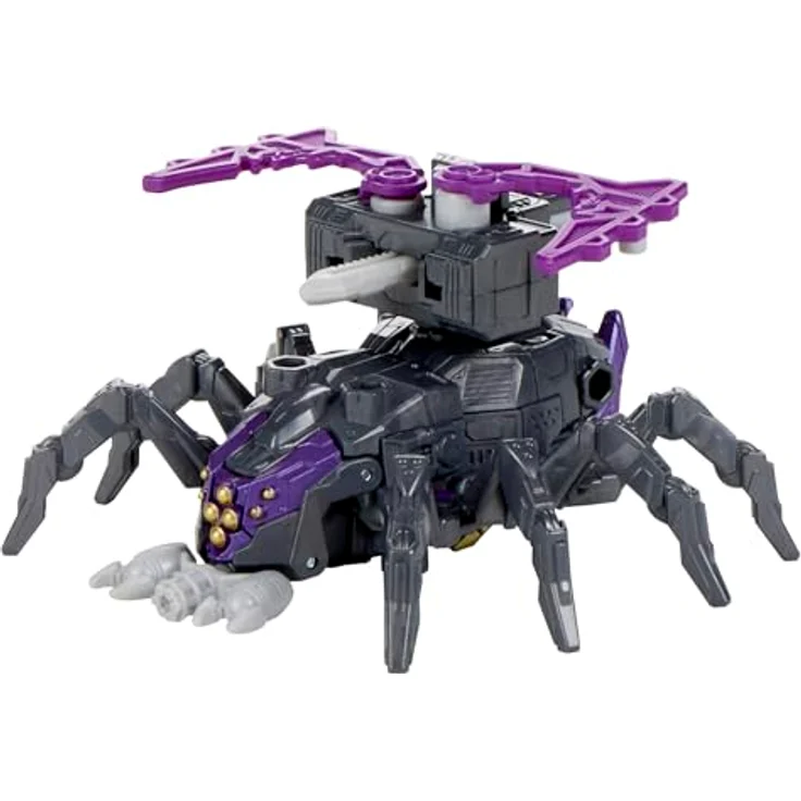 Transformers CYBERWORLD Airachnid Cyber Changers Action-Figur (10 cm), schneller Wechsel in den Spinnen-Modus, mit verändertbarem Hammer, für Jungen und Mädchen ab 6 Jahren – Bild 5