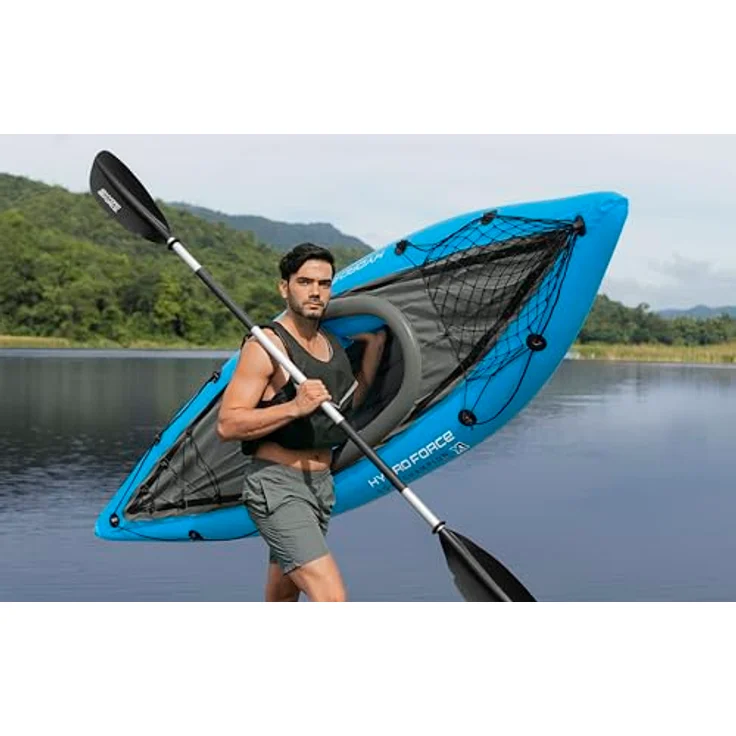 Bestway Schlauchboot (275 cm, 1 Pers.), Aufblasbares Boot in Blau/Grau – Bild 3