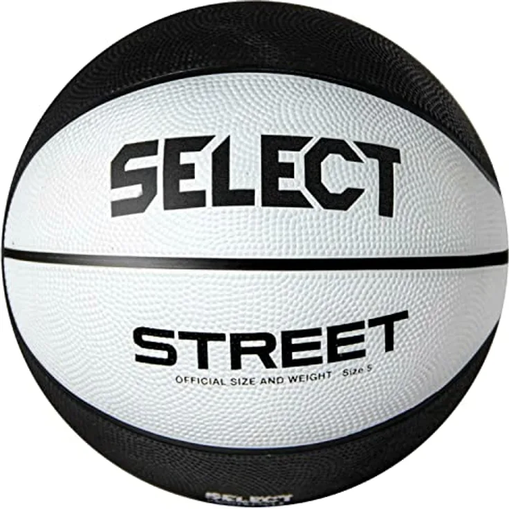 Select Street 2023 Basketball Street BLK-WHT, Unisex basketballs, Black, 7 EU