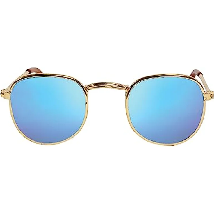 Heless 153 - Puppenzubehör Sonnenbrille mit goldenem Rahmen und verspiegelten Gläsern, für Puppen und Kuscheltiere aller Größen – Bild 1