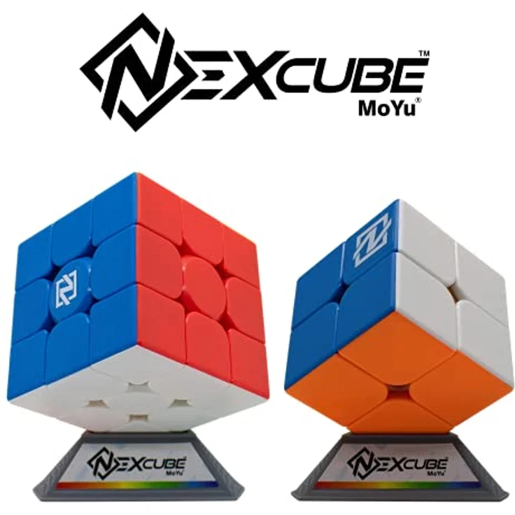 GOLIATH Speedcube Puzzle Nexcube Combo, Geschicklichkeitsspiel mit 3x3 und 2x2 Würfeln, einstellbare Empfindlichkeit – Bild 2