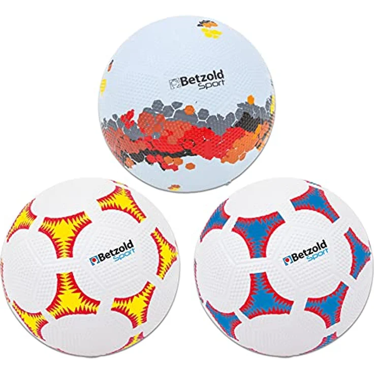 Betzold Sport Fußball Schulhof-Fußball, robuster Ball in Größe 5 für Outdoor-Pausenspaß, 22 cm Durchmesser – Bild 2
