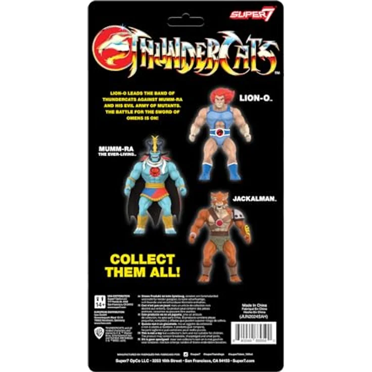 Super7 Vintage Thundercats Mumm-Ra The Ever-Living, 14 cm Actionfigur mit Zubehör und Stoffumhang, klassisches Cartoon-Sammelspielzeug – Bild 3