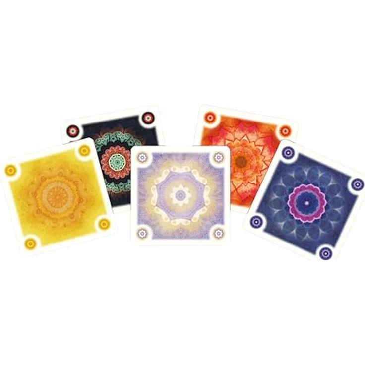 Lookout Flowers, Mandala Kartenspiel für 2-4 Spieler, inklusive Spielmatte und 90 Karten – Bild 4