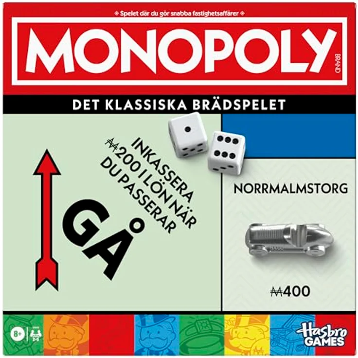 Hasbro Gaming Monopoly, Brettspiel mit Ablagefach und größeren Spielfiguren, Deutsche Version für Familienspieleabende ab 8 Jahren – Bild 1