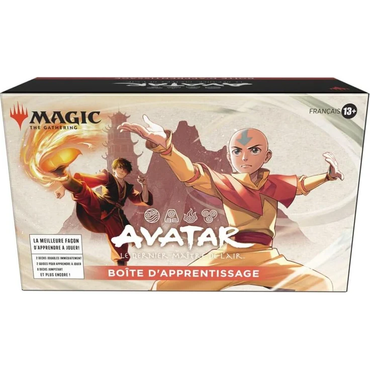 Wizards of the Coast Magic the Gathering Avatar, le dernier maître Einsteigerboxen Umkarton (3), Booster Packs für Anfänger, französisch