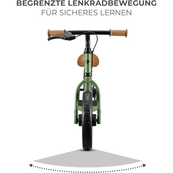 kk Kinderkraft SPACE2 Laufrad, Kinderlaufrad mit Höhenverstellbarem Sattel, 12 Zoll Räder, Metall, ab 2 Jahre, Modernes Design – Bild 5