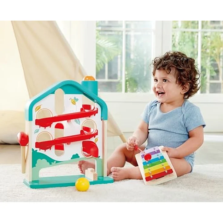 Hape Melodien-Haus, Kugelbahn und Xylophon, ab 12 Monaten – Bild 3