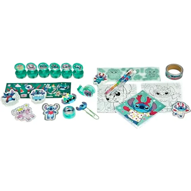 UNDERCOVER Lilo & Stitch Spielzeug-Adventskalender 2025, 24-tlg. mit Schreibwaren und Spielzeugen für Kinder ab 3 Jahren – Bild 3