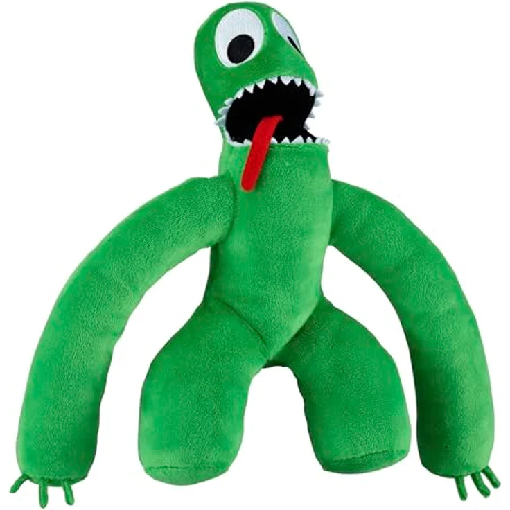 BOTI Plüschfigur Rainbow Friends - Plüschfigur Green, ca. 20cm, hochwertiger Stoff, detaillierte Stickerei – Bild 2