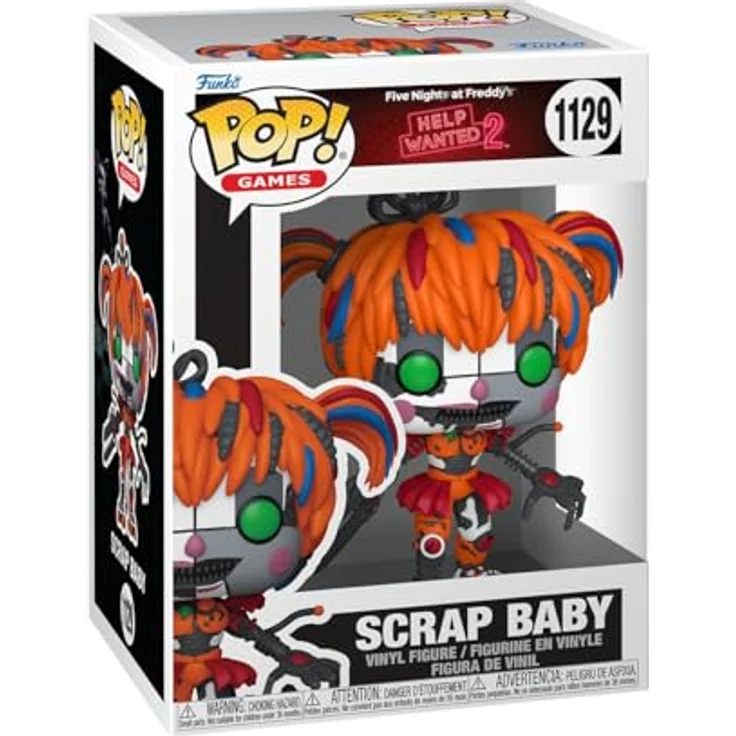 Funko POP! Games Five Nights at Freddy's Help Wanted 2 Scrap Baby, ca. 9,5 cm große Vinyl-Sammelfigur aus premium Vinyl, ideales Geschenk für Kinder und Erwachsene – Bild 1