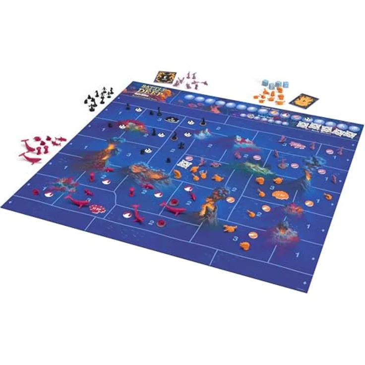 Renegade Game Studios Battle for the Deep – Strategisches Unterwasser-Brettspiel für 2-4 Spieler, 100+ Miniaturen, 2v2 Taktik, ab 14 Jahren – Bild 4