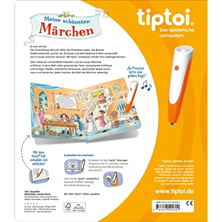 Ravensburger tiptoi® Meine schönsten Märchen, interaktives Buch für Kinder ab 4 Jahren – Bild 2